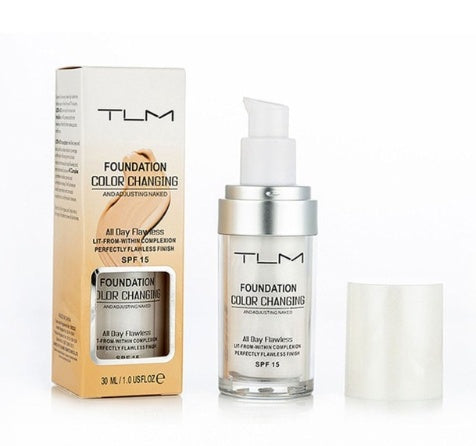 TLM™ Color Changing Foundation & Concealer – Smart Tone-Adapting Formula with SPF 50