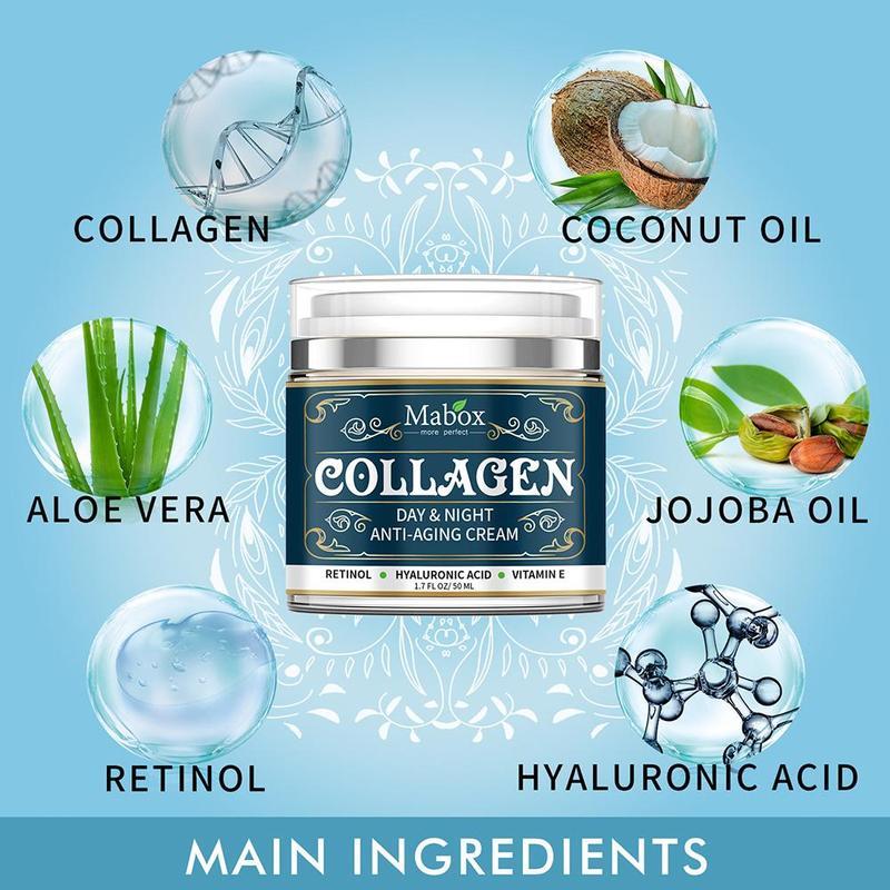 Collagen Moisturizing Face Cream for Anti-Aging, Wrinkle Reduction & Skin Firming Hydration