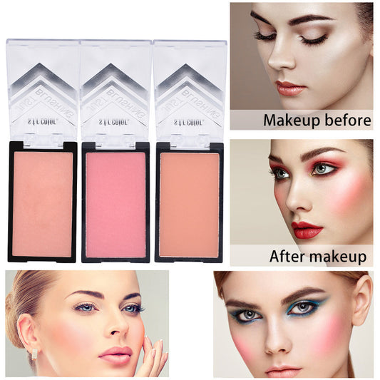 Monochrome Blush – Silky Matte & Shimmer Palette for 3D Radiant Look