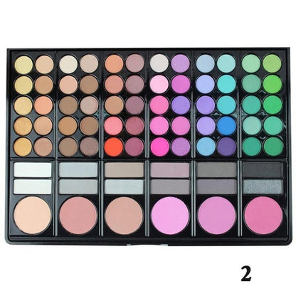 78-Color Eyeshadow Palette – Matte & Shimmer Finish for Endless Eye Looks
