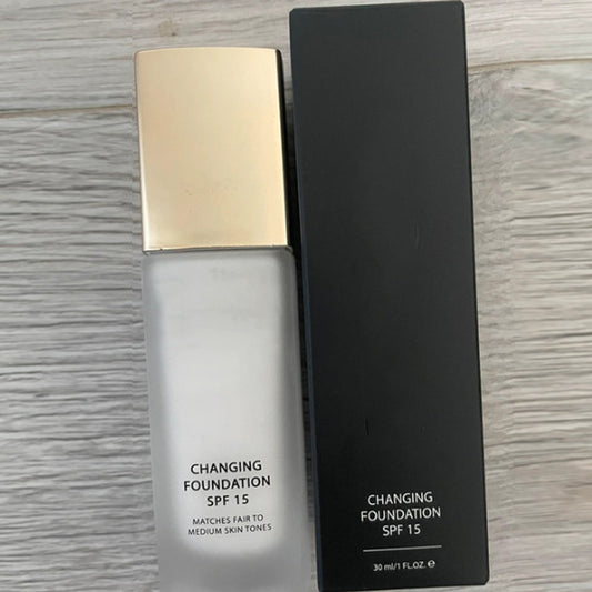 DERMASHIFT Color Changing Foundation | Self-Adjusting, Lightweight, Long-Lasting & Moisturizing Makeup Base