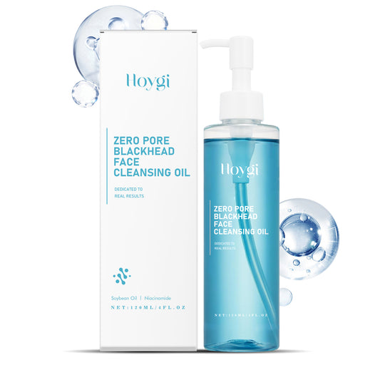Hoygi Zero Pore Cleansing Oil & Zero Foam Cleanser – Deep Cleansing & Moisturizing Facial Cleanser for All Skin Types