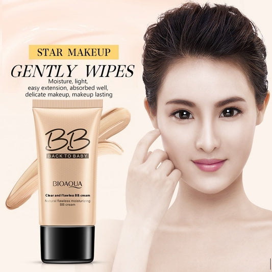 BIOAQUA Moisturizing Waterproof Foundation – Skin Brightening & Long-Lasting Coverage