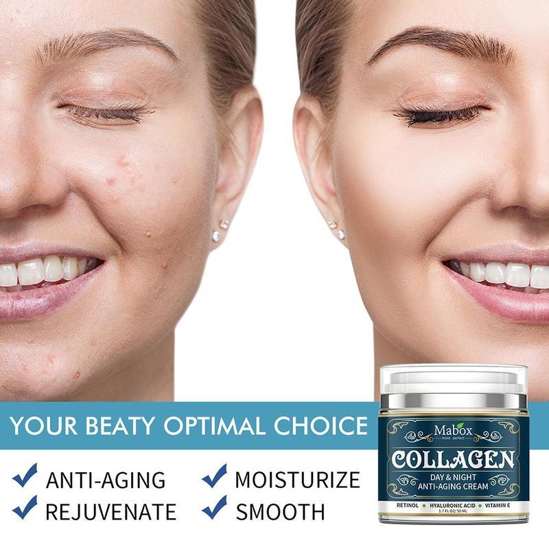 Collagen Moisturizing Face Cream for Anti-Aging, Wrinkle Reduction & Skin Firming Hydration