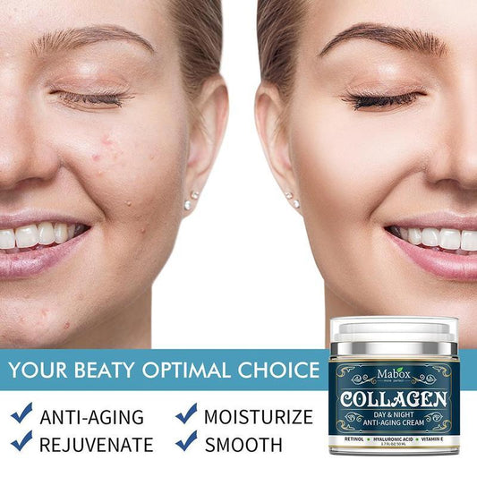 Collagen Moisturizing Face Cream for Anti-Aging, Wrinkle Reduction & Skin Firming Hydration