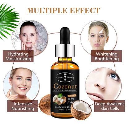 Aichun Beauty Anti-Aging Face Serum – 100% Natural Coconut Moisturizing & Whitening for Women