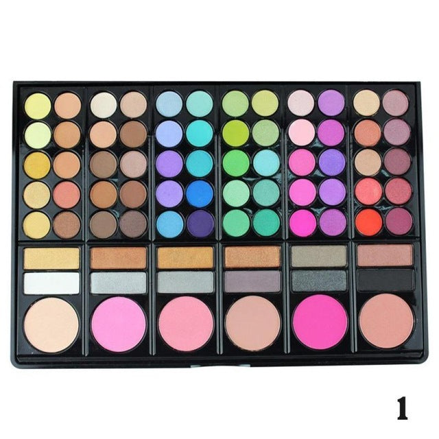 78-Color Eyeshadow Palette – Matte & Shimmer Finish for Endless Eye Looks